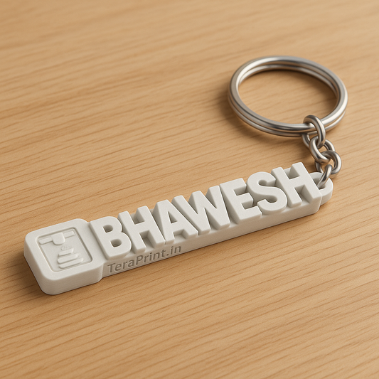 Custom 3D-Printed Name Keychain