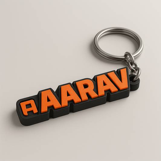 Custom 3D-Printed Name Keychain